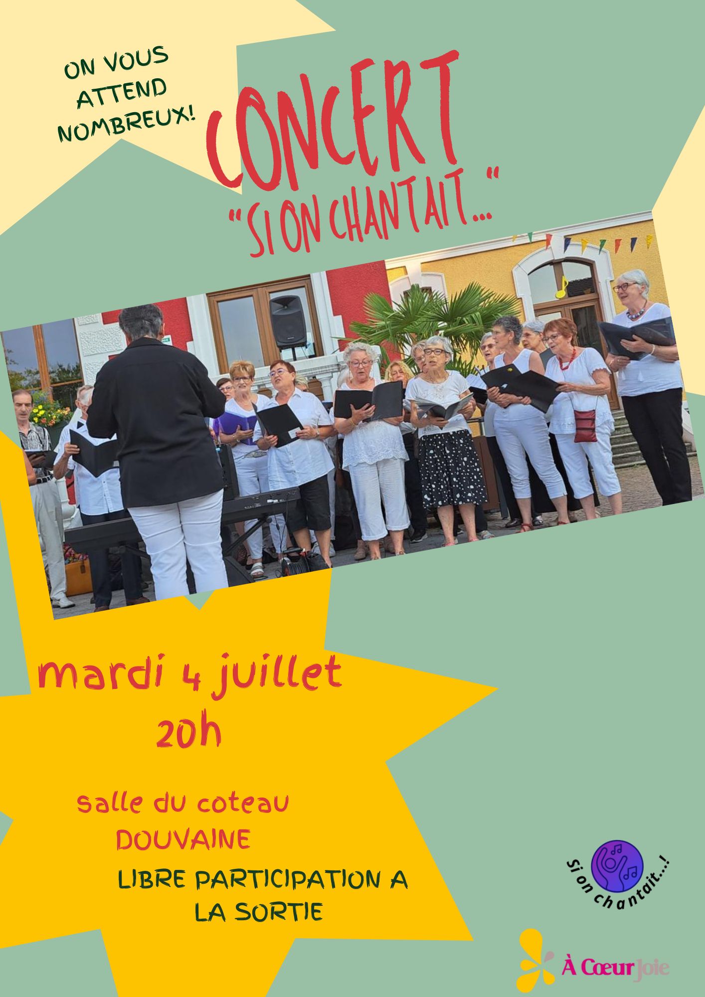 Concert « Si on chantait… »