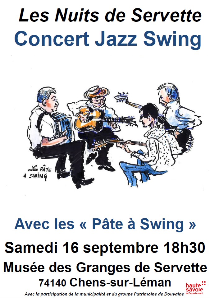 Concert Jazz-swing aux Granges de Servette