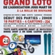 Affiche officielle du grand loto Joss Mart du 30 mars 2024