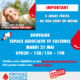 affiche du don du sang sur Douvaine le 21 mai avec lieu et horaires