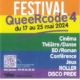 Affiche du Festival QueeRcode du 17 au 25 mai 2024
