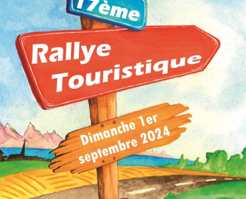 Affiche du 17e Rallye Touristique du 1er septembre 2024
