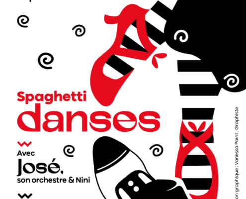 affiche de la soirée spaghetti danses du samedi 12 octobre 2024 à la Bulle
