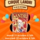 affiche du cirque Landri les 21,22 et 23 octobre 2025 sur le parking de la Bulle à Douvaine