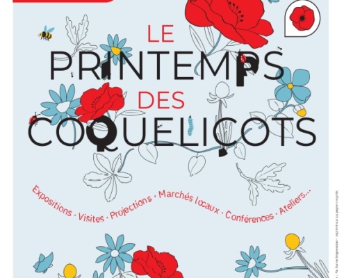 Affiche Printemps des Coquelicots pour Douvaine