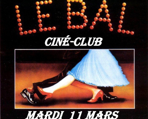 Affiche officiel du film Le Bal personnalisé avec les éléments de diffusion pour le cinéclub, mardi 11 mars 2025 à 19h à l'Espace Cinéma