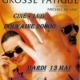 Affiche officielle du film "Grosse Fatigue" adaptée avec la date de diffusion à Douvaine le 13 mai 2025 dans le cadre du Ciné-Club au Cinéma à 20h30