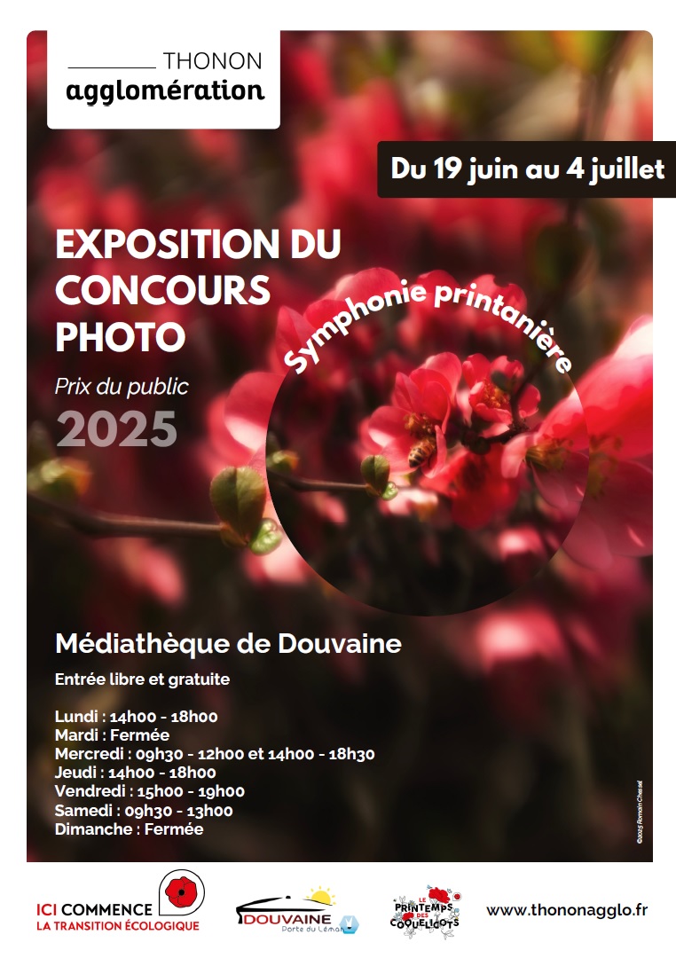 Exposition du concours photo « Symphonie Printanière »