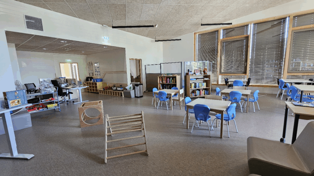 Photo de l'intérieur de la Ludothèque de Douvaine