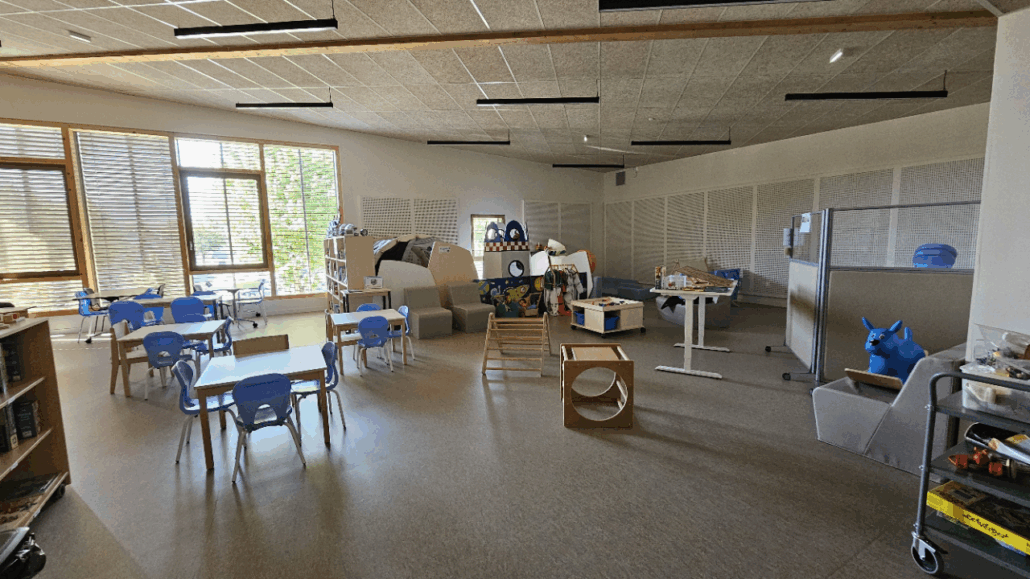 Photo de l'intérieur de la Ludothèque de Douvaine