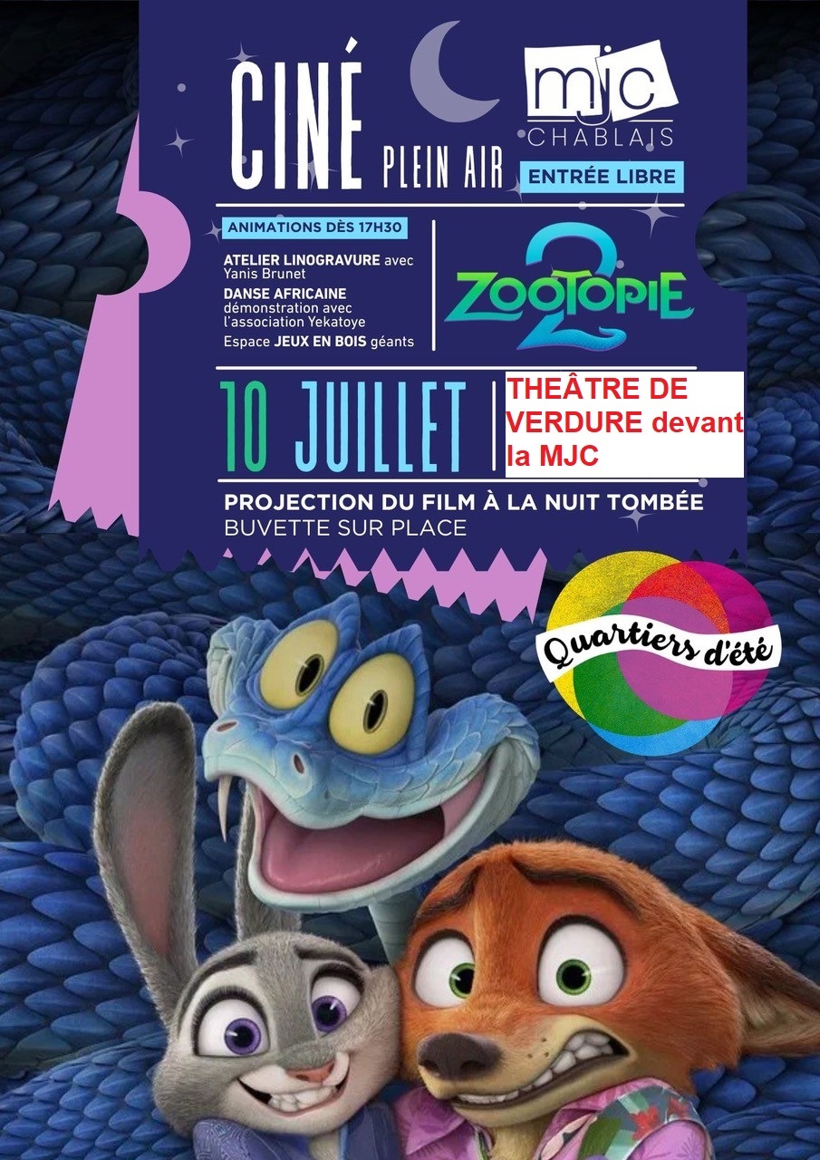 Cinés plein air de la MJC Chablais