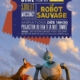 affiche Robot Sauvage adaptée avec la date du ciné plein air de la MJC Chablais à Massongy (derrière la Mairie) le vendredi 3 juillet 2026 dès 18h30