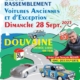 Affiche du 3e Grand rassemblement de voitures anciennes et d'exception le dimanche 28 sept. 2025 au garage Gaud 37 Avenue des Voirons à DOuvaine. entrée gratuite de 9h à 18h.