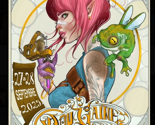 Affiche du Douvaine Tattoo Show les 27 et 28 septembre 2025 à la Bulle de Douvaine