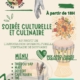 Affiche de la soirée culturelle et culinaire à la salle du coteau le samedi 25 octobre 2025 dès 18h