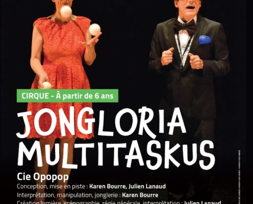 affiche officielle de la MAL pour le spectacle Jonglioria