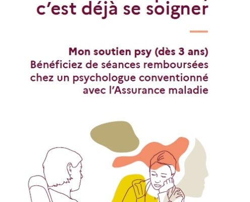 visuel le la première page du flyer triptyque de mon soutien psy