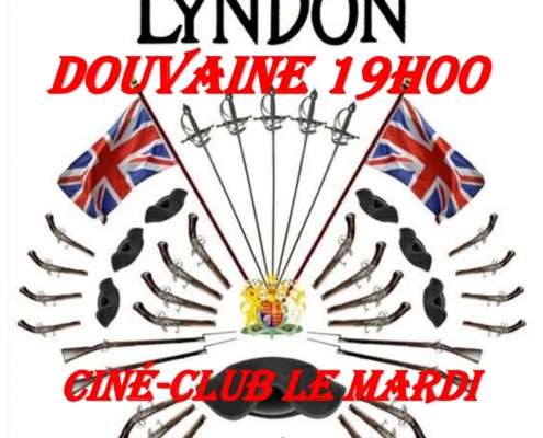 Affiche officielle du film Barry Lindon adaptée pour la séance à l'Espace Cinéma de Douvaine, le mardi 11 novembre 2025 à 19h