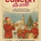 Affiche du Concert de Noël de l'Harmonie Espérance douvainoise le samedi 13 décembre 2025 à 20h à la Bulle de Douvaine. Entrée gratuite