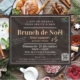 Affiche du Brunche de Noël de l'association Re-Source le dimanche 21 décembre 2025 de 10h30 à 14h à la salle du Coteau à Douvaine - sur inscription