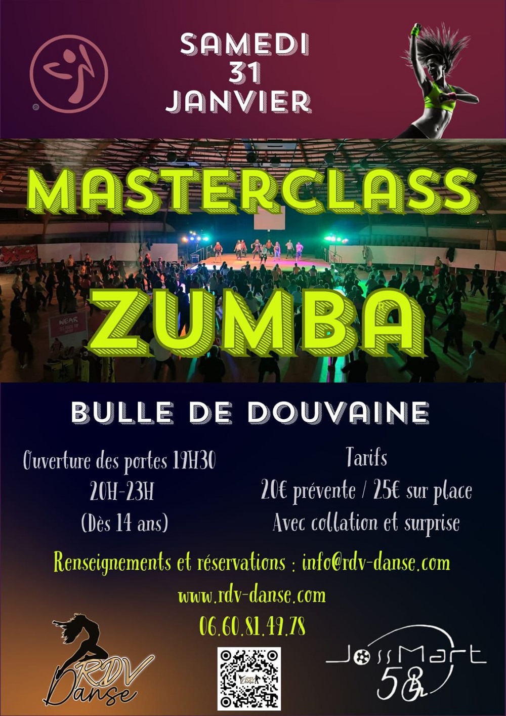 Masterclass Zumba 31 janvier 2026