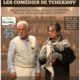 Affiche représentant un serveur et sa cliente pour le représentations de la troupe du TAM avec leur "Comédies de Tchekhov" le samedi 21 février 2026 à 20h en salle Coteau de l'EAC - 2, Avenue du Stade. Entrée 10€, en vente à l'Office de Tourisme de Douvaine et sur leur site (QR code de l'affiche)