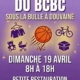 affiche du vide grenier du Basket-Club du Bas-Chablais le dimanche 19 avril 2026 de 8h à 18h à la Bulle de Douvaine