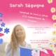 Affiche pour la rencontre avec l'auteur de romans "feel-good" , Sarah Séguigne le vendredi 6 mars 2026 à 18h30 à la médiathèque de Douvaine
