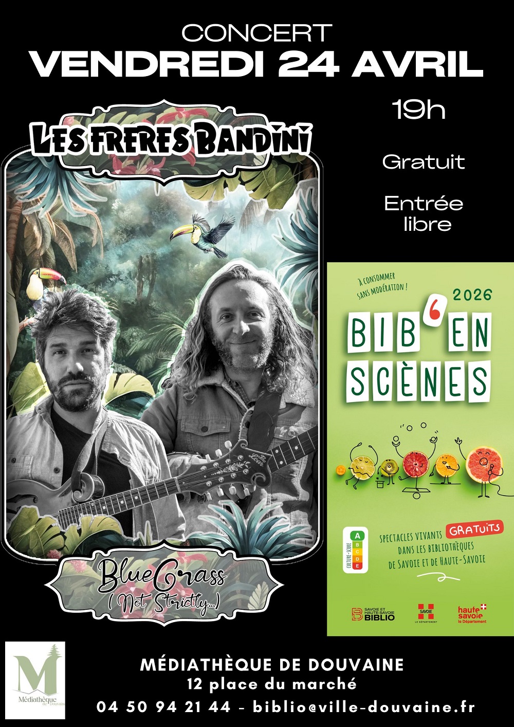 Médiathèque – Concert des Frères Bandini