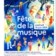 Affiche officielle de la Fête de la Musique 2026 à jour du programme de Douvaine le 19 juin 2026 sur la Place de l'Hôtel de Ville