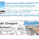 Affiche pour la journée animée par Anne Ricard avec stage d'initiation au croquis en extérieur le lundi 29 juin de 9h30 à 17h. prix 70 euros, renseignements et inscription au 06.24.75.43.83.