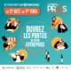 affiche "Com' les pros" pour l'accueil d'étudiants en entreprise sur la période du 17 octobre au 1er novembre 2026