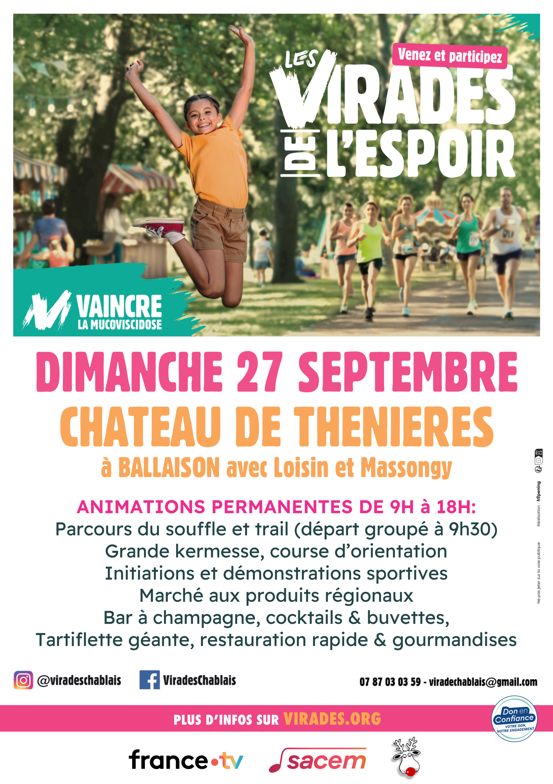 Les virades de l&rsquo;espoir