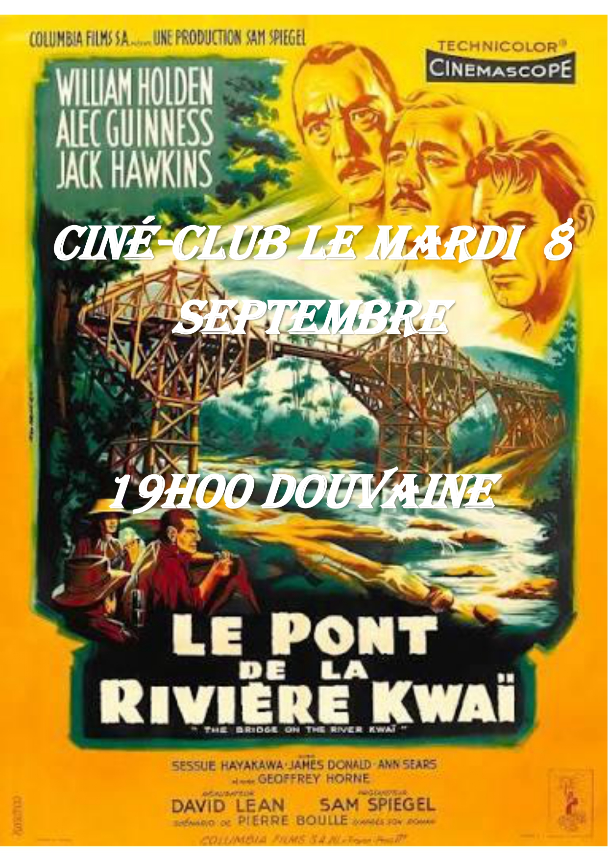 Ciné-Club : le pont de la rivière Kwaï