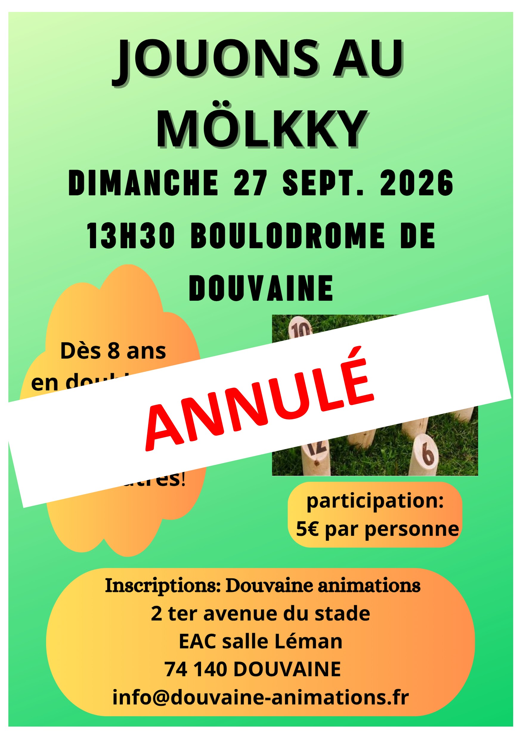 Après-midi Mölkky