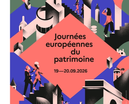 Affiche nationale des Journées du Patrimoine les 19 et 20 septembre 2026